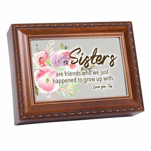 Abacusabaco 6 x 4 in. Sisters Are Friends Love You, Sister Music Box AB3457988